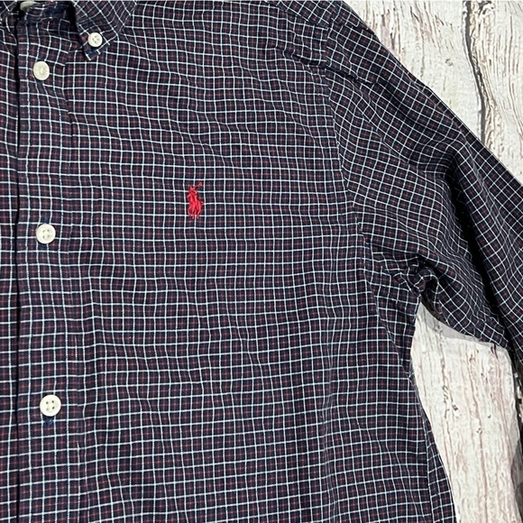 Polo Ralph Lauren Boys Kids Plaid Button Down Casual Dress Shirt - Picture 3 of 8
